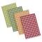 DII® Pea Patch Check Heavyweight Dishcloths, 4ct.